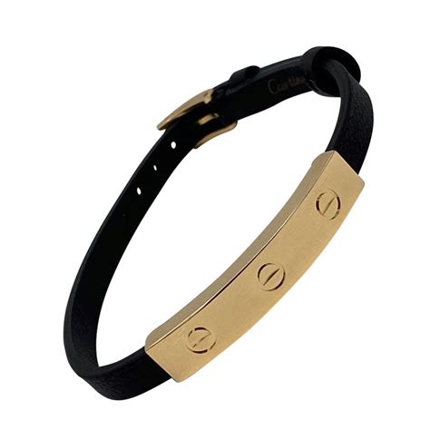 cartier love bracelet leather|fashionphile cartier love bracelet.